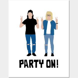 Wayne's World Minimal Style Posters and Art